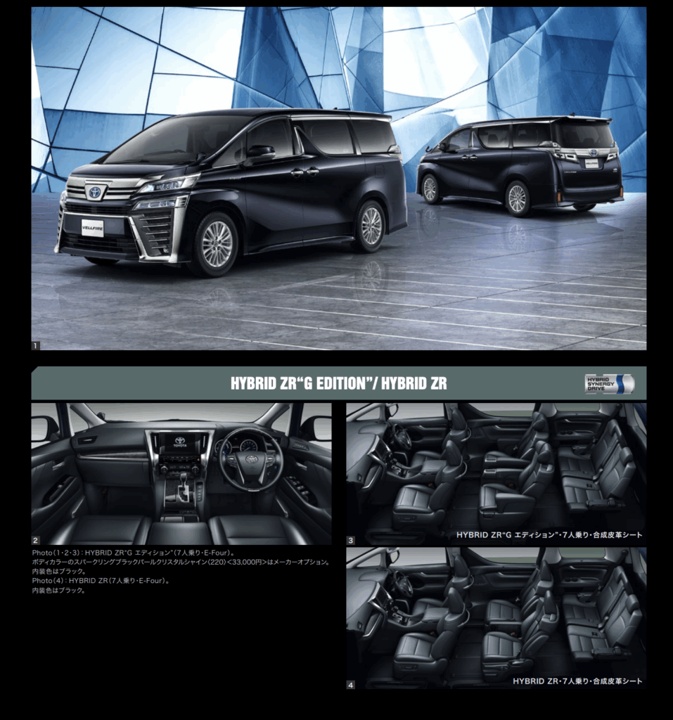 ヴェルファイア30系前期の中古車の「Z」エアロボディ