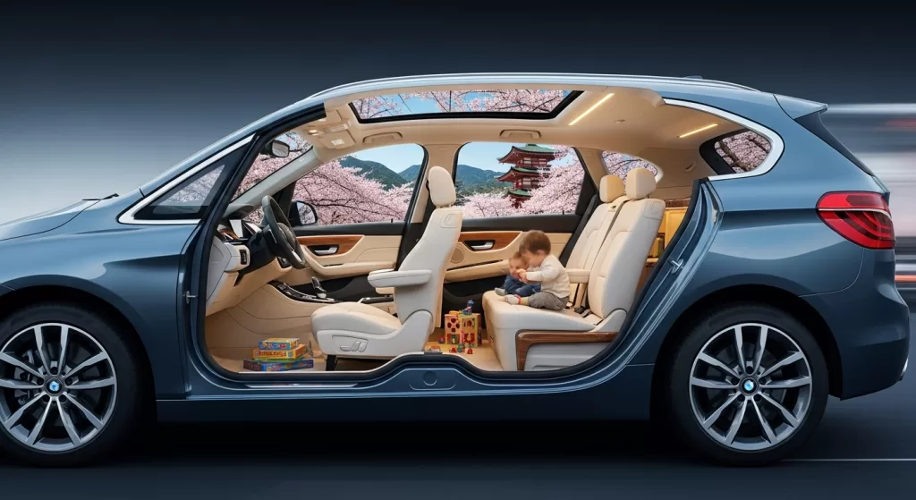 家族も満足するBMWアクティブツアラーの広々とした室内空間と使い勝手