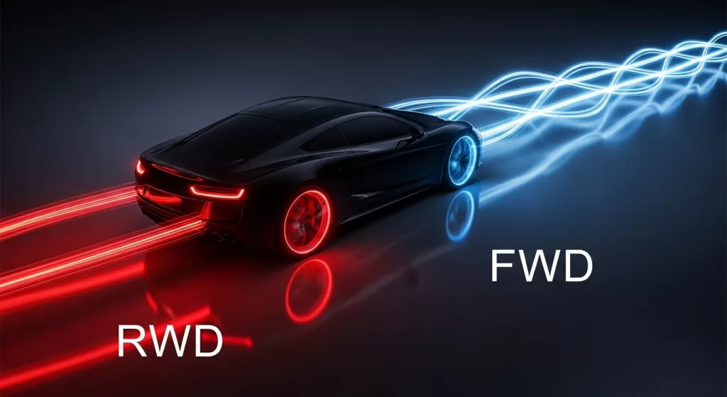  BMWアクティブツアラーが採用したFF（前輪駆動）方式の影響を表現したイメージ