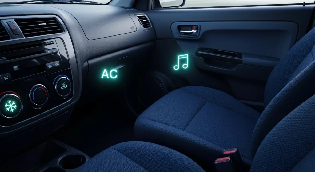 ハイラックスランガの機能的でシンプルな内装の質感と主要装備