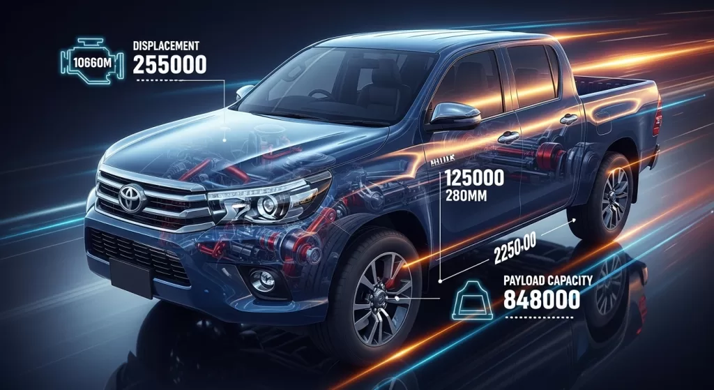 日本で乗るために知っておきたいハイラックスランガのスペック情報