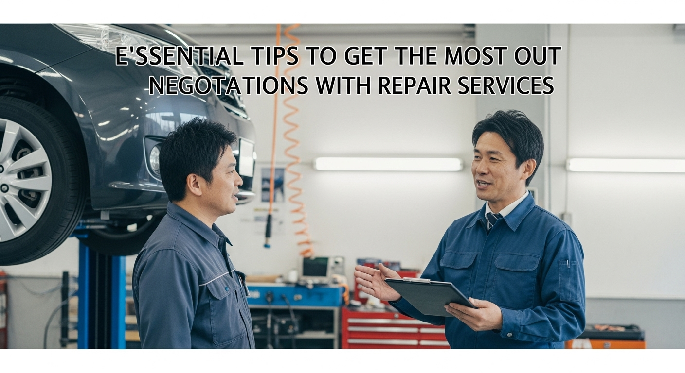 修理費用の値引き交渉で費用を安く抑えるコツ