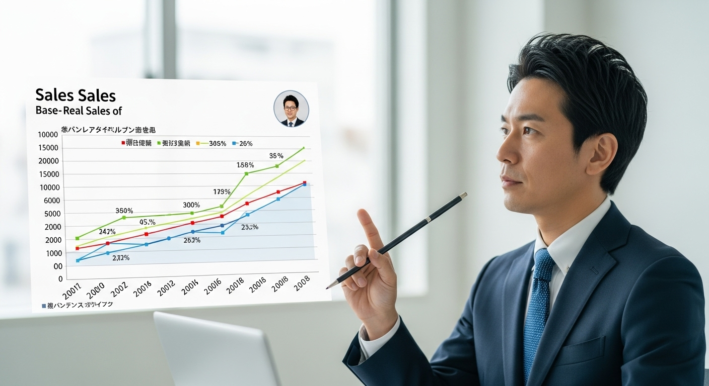 実際の販売台数データから見る売れ行きの推移グラフ