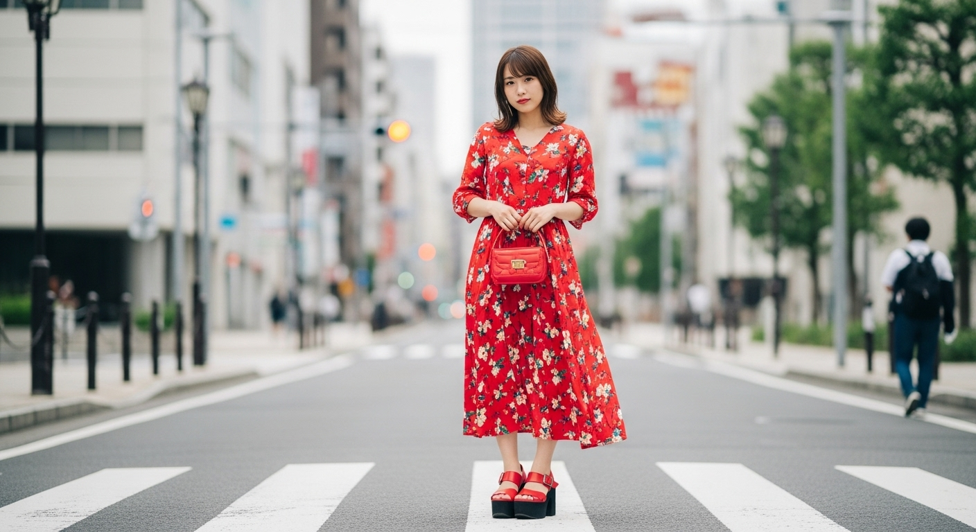 ダサいと評価されるデザインの特徴を解説するイラスト