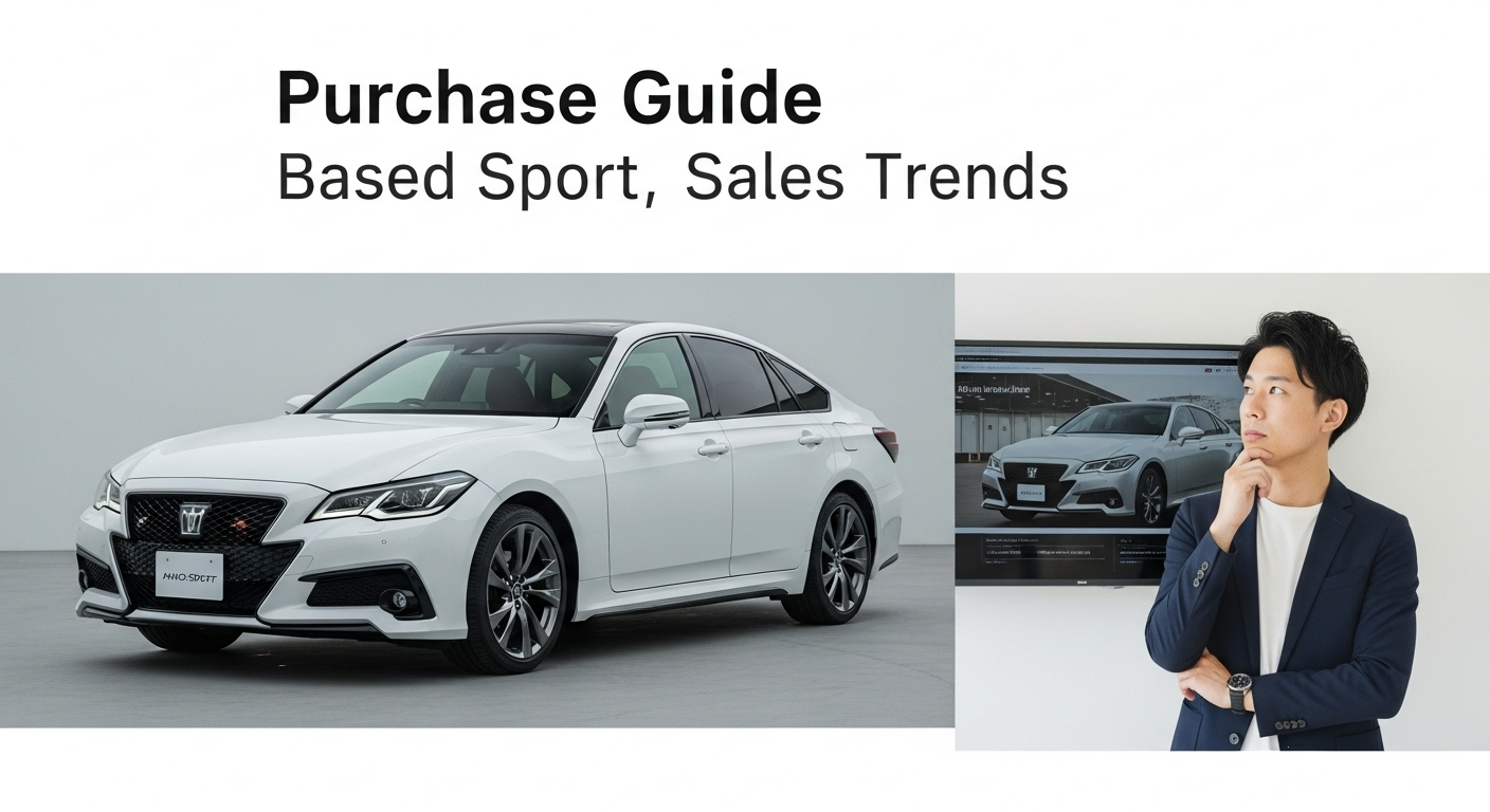 売れ行きから見るクラウンスポーツの今後の購入ガイド