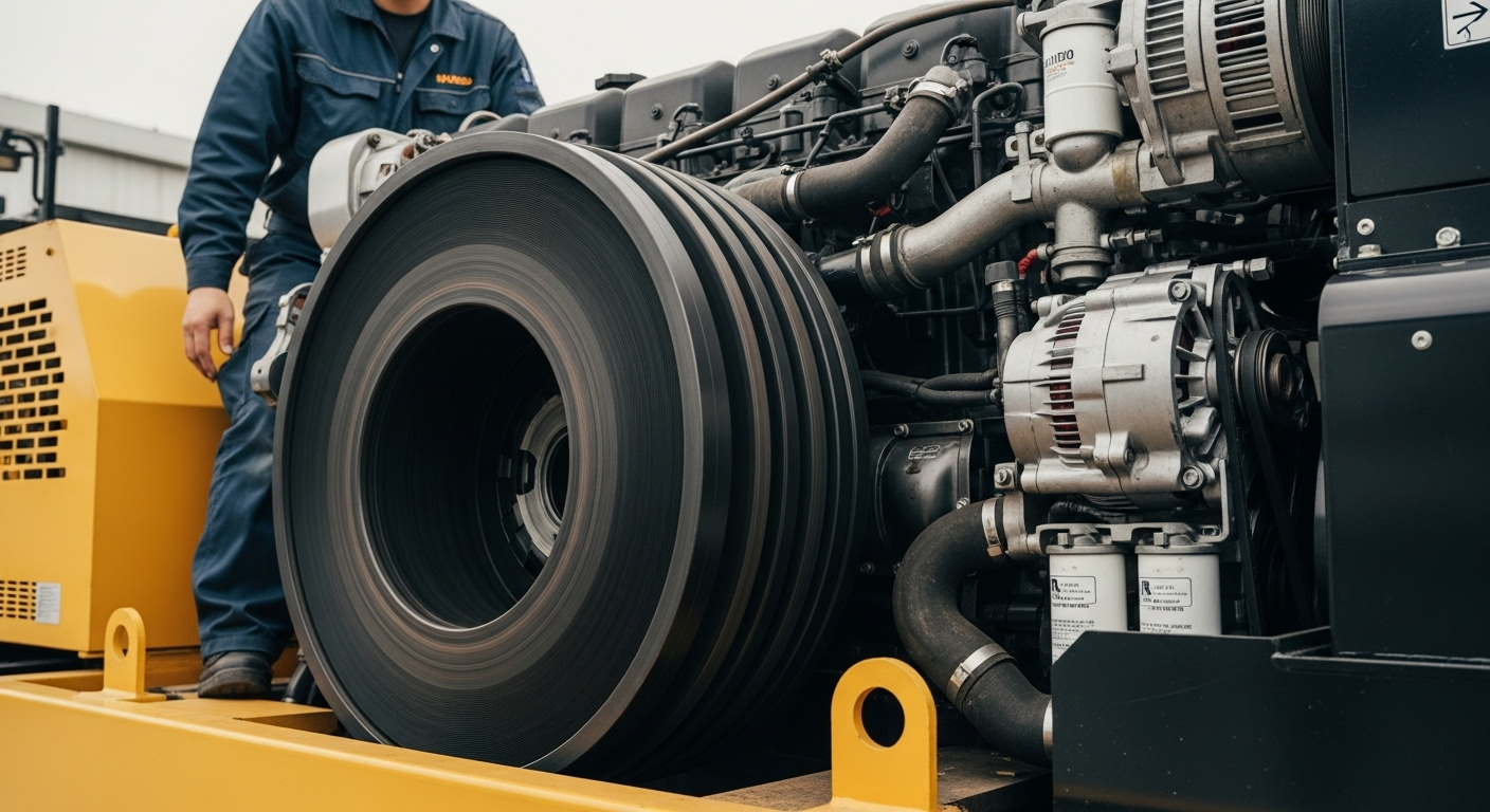 ディーゼルエンジン特有の力強いエンジン音と振動