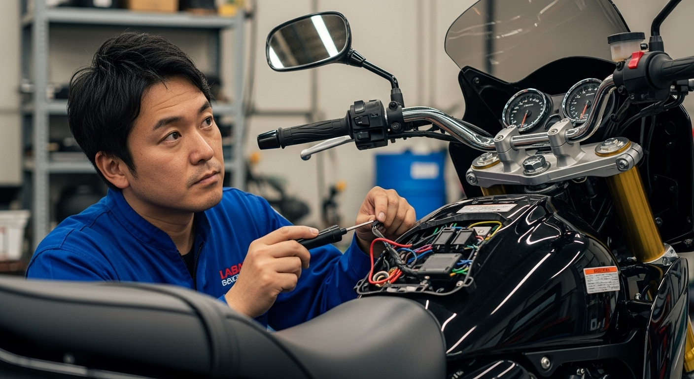 故障しやすいバイクの電装系トラブル事例の解説画像