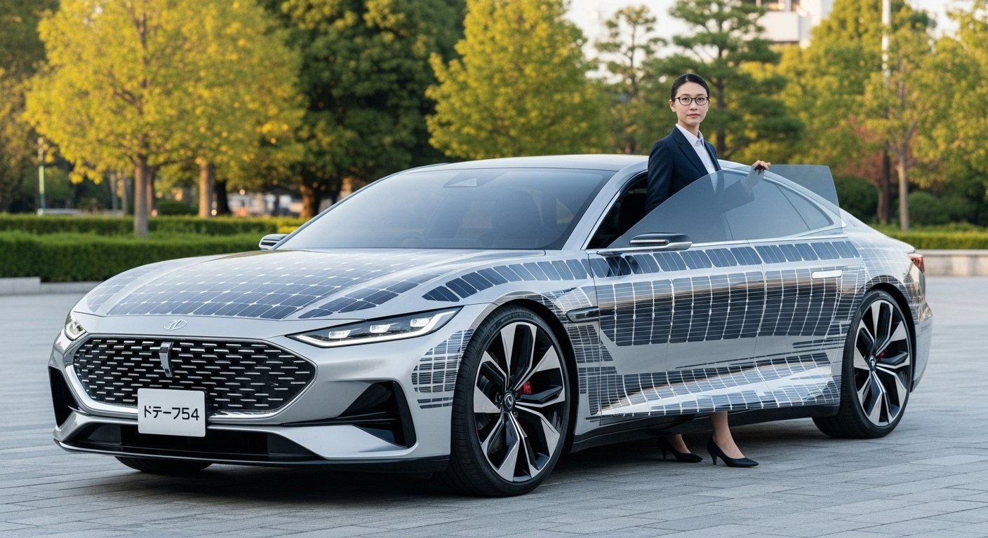 伝統的なセダンの常識を覆す革新的なデザインの車