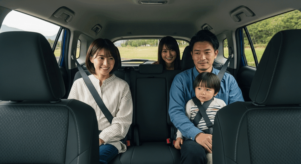 3列目シートの実用性とスペースの問題