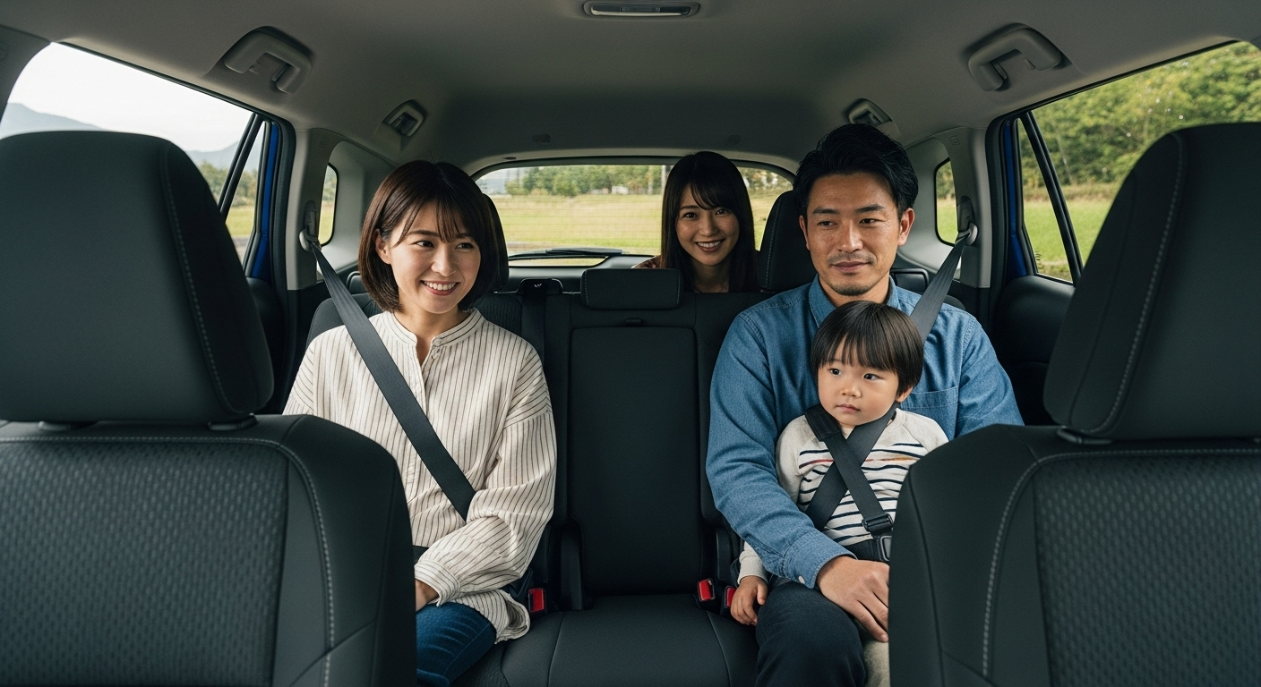 自動車の3列目シートの実用性とスペースの問題点を解説