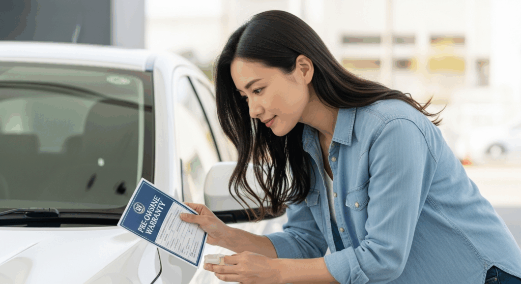 賢い中古車選びと保証活用のポイント チェックすべき最重要ポイント 1. 整備記録簿（メンテナンスノート）の有無: 正規ディーラーでの点検記録が定期的に残っている個体は、素性が良く、信頼性が高いと言えます。 2. リコール対応履歴: 過去に実施されたリコール対策がすべて完了しているか、必ず確認しましょう。 3. 試乗での徹底チェック: エンジンをかけ、全ての電装品（ナビ、エアコン、パワーウィンドウ、シートヒーター等）が正常に作動するか、時間をかけて試してください。