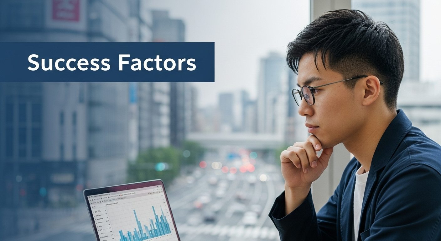 若者向けマーケティング戦略の成功要因を分析するイメージ画像