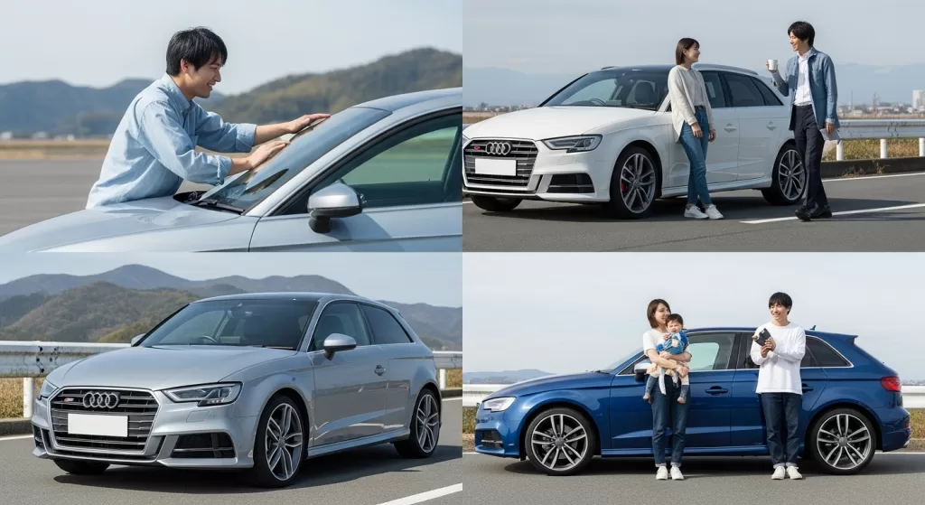 アウディS3が対応する多様なライフステージのオーナーたち