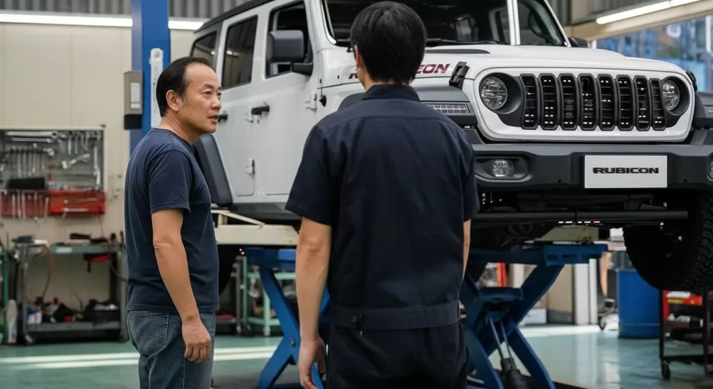 維持費の高さに困惑する日本人男性