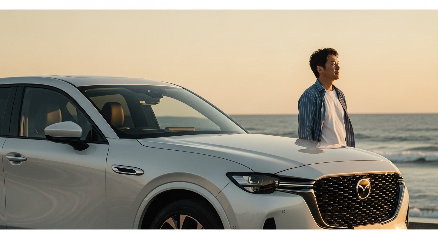 mazda-cx60-seaside-sunset