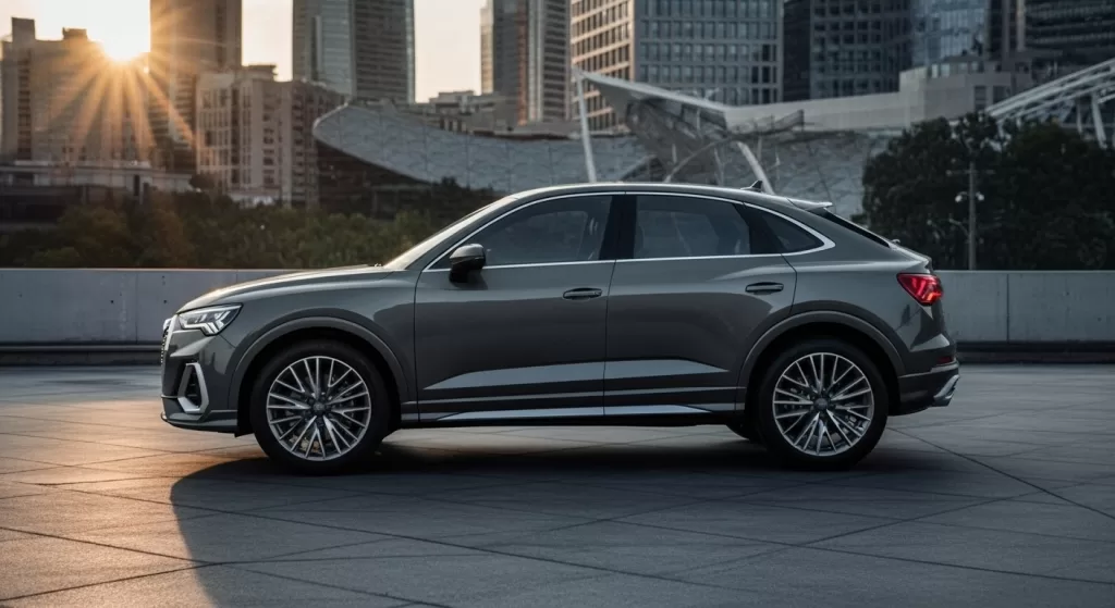 口コミで絶賛されるクーペスタイルの美しいサイドシルエット