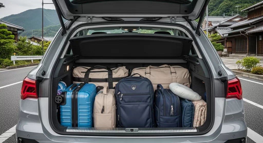 スタイリッシュながら高い積載性を誇るQ3スポーツバックの荷室